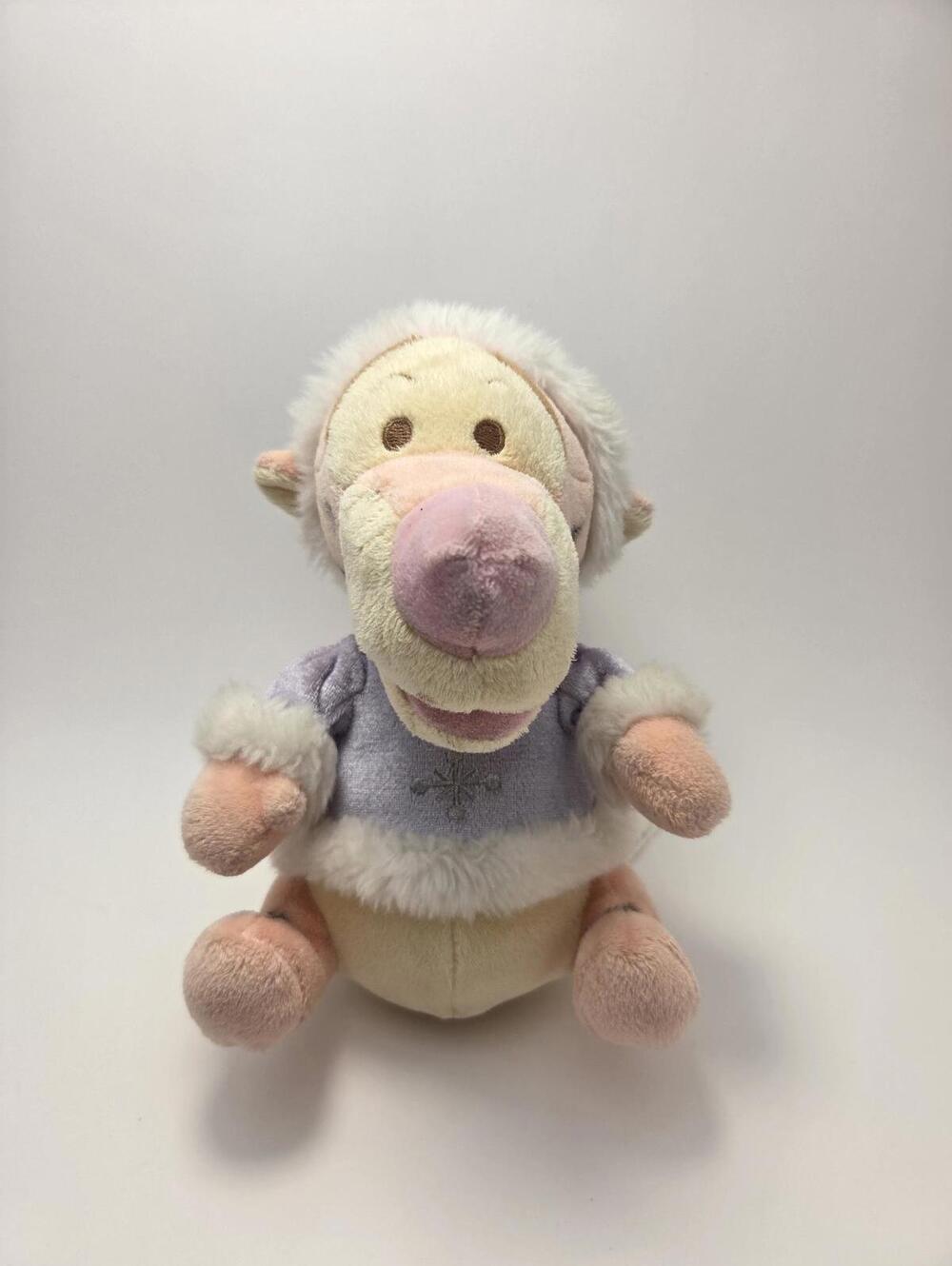 Disney Vintage Plush “Tigger” the Tiger Winnie the Pooh, Winter Jacket (7 inch)